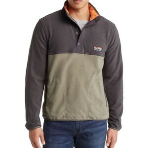 Faherty Low Pile Fleece Pullover Jacket, Size S